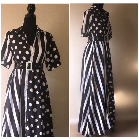 Abstract Maxi Dress www.sambellaspalace.com - Picture 1 of 1